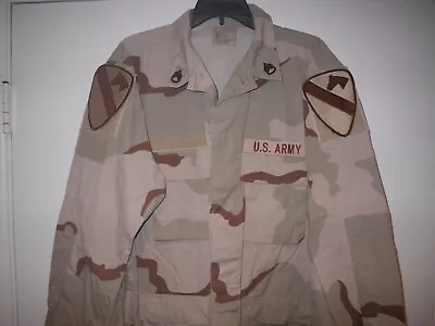 Very Good US Army 1st Cavalry Division Combat Team DCU Jacket. Fully Modified! • $7
