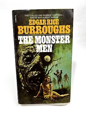 THE MONSTER MEN Edgar Rice Burroughs 1ST ACE PRINT Science Fiction HORROR • $3.25