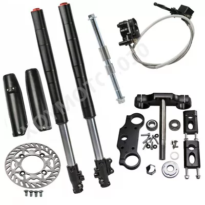 Front End Forks Triple Rotor Brake For CRF50 70 SSR 125cc 110 150cc Pit Bike • $229.20