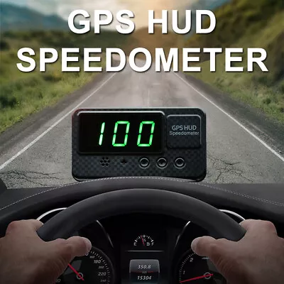 £19.59 • Buy Car Digital GPS Speedometer Odometer Head Up Display Overspeed Warning Alarm HUD