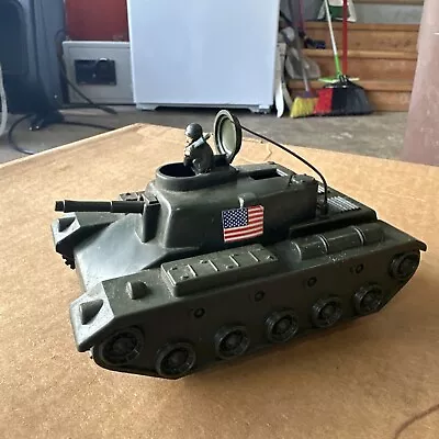 Vintage Toy MARX Tank US Military Plastic Soldier F • $9.95