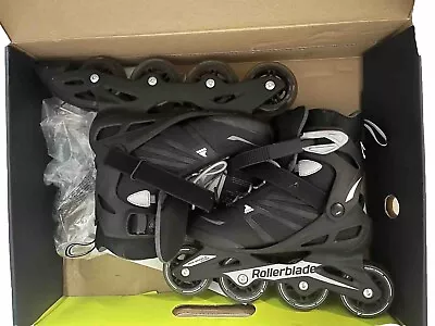Rollerblade Zetrablade Unisex Inline Skates Black/White 38.5 EUR/6.5 US • $149.99