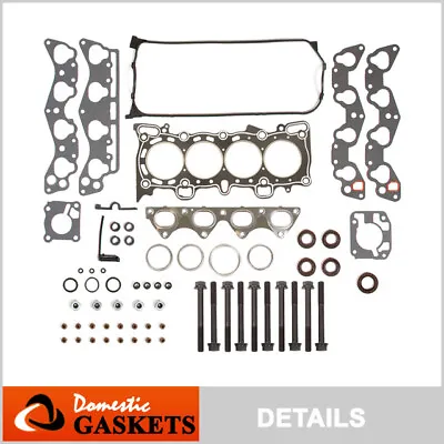 Fits 96-00 Honda Civic De So 1.6 SOHC Graphite Head Gasket Set Bolts D16Y7 D16Y8 • $78.33