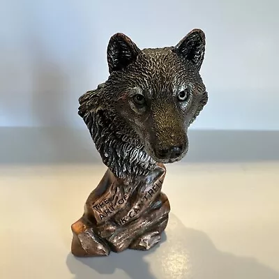 K.Cantrell Legends 1993 Wolf Sculpture Bronze • $94.99