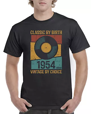 Mens 70th Birthday Gifts For Him T Shirt 70th Present 70 Years Old Born In 1954 • $9.99