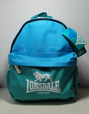 NEW Teal/Blue 12  Lonsdale London Mini Backpack/Sports Bag • $24.60