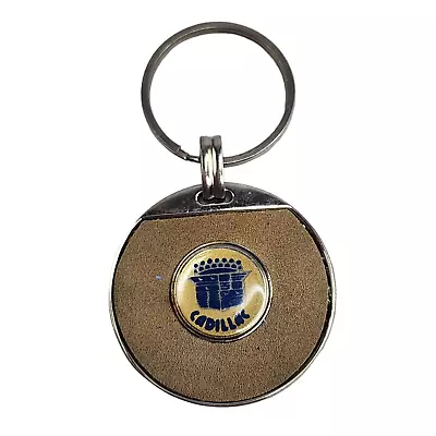 Vintage Car Keychain Cadillac 1-3/4” Diameter Metal Crown Symbol • $14.99