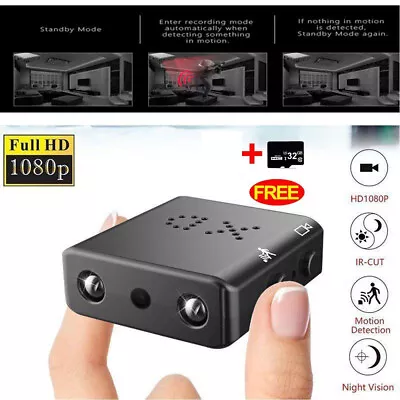 32GB Camera 1080P HD Mini Night Vision DVR Video Camcorder WIFI Smallest Camera • $19.49