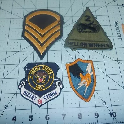Lot Of Cloth Military Insignia Patches • $24.98