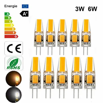 G4 LED 12V AC/DC COB Light 3W 6W High Quality LED G4 COB Lamp Bulb 5/10PCS • $11.58