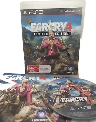 Far Cry 4 Limited Edition Farcry PS3 PlayStation 3 With Manual Free Postage • $10.20