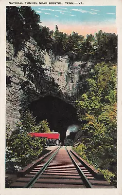 Vtg Train Postcard Natural Tunnel Near Bristol TN VA Steam Engine Z00083 • $7.50