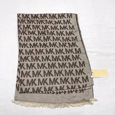 Michael Kors MK Tan Logo Women’s Fashion Scarf • $19.99