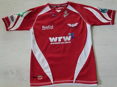 SCARLETS Wales KooGa Rhys Priestland #10 Rugby Shirt Boy Child YL • £12