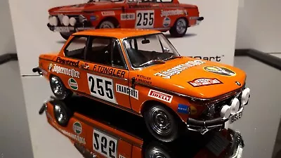 AUTOart 1/18 BMW 2002 Rally Monte Carlo 1973 Jägermeister - Like New - Beautiful • $536.48