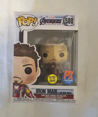 Funko POP! Avengers: Endgame 580# Iron Man I Am Iron Man Vinyl Action Figures • £18.99