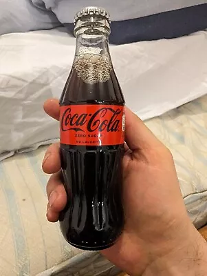 Rare Coca-Cola Glass Bottle 200ml Coke Zero With Diet Coke Cap Factory Error  • £19.99