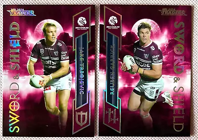 2024 Nrl Traders Titanium Trbojevic & Garrick Sea-eagles Sword & Shield Cards • $12