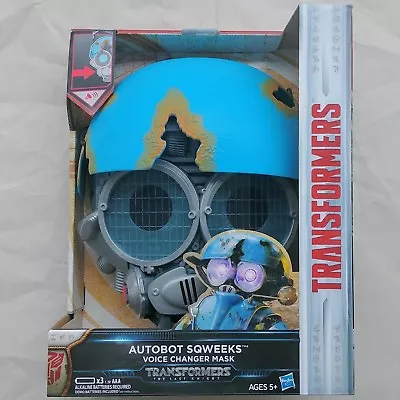 New AUTOBOT SQWEEKS Voice Changer Mask Transformers The Last Knight 2017 • $18.95