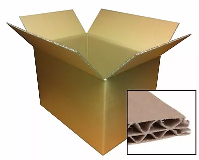 DOUBLE WALL - Strong Heavy Duty Removal Cardboard Boxes Cartons- Various Sizes • £402