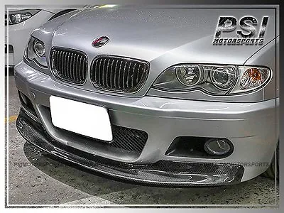 CSL Type Carbon Fiber Front Add-on Lip For BMW 01-06 E46 M3 Coupe/Convertible • $329