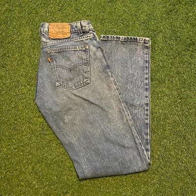 Vintage 90s Orange Tab Levi’s 536 Blue Jeans 32x32 • $25