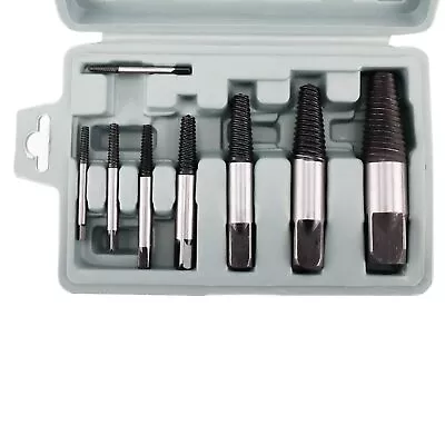 8 Pcs Damaged Stripped Screw Extractor Set Broken Bolt Water Pipe Remover Set • $19.99