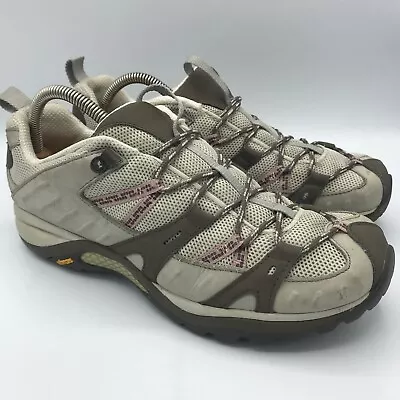 Merrell Siren Sport Women Sz 10 Beige Gray Pink Hiking Sport Shoes Style J13888 • $18.95