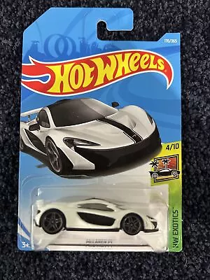 Hot Wheels 2020 McLaren P1 White  #149 HW Exotics 9/10 New Long Card • $10.50