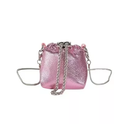 Metallic Hot Pink Mini Crossbody Elegant Clutch/Purse/Bag • $17.99