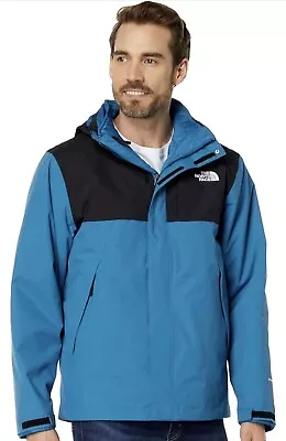 The North Face Monte Bre Lonepeak 3 In 1 Tri Climate Jacket Blue Mens Size Large • $159.99