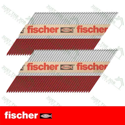 Fischer Galvanised Framing Nails 5163 75 & 90mm Clipped Trade Packs 34° NO GAS • £38.21