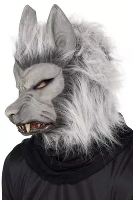 Smiffys Werewolf Latex Mask Grey • $18.39