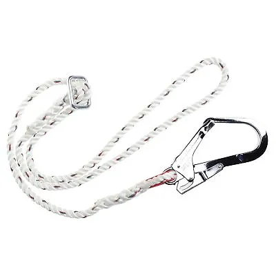 Portwest Adjustable Restraint Safety Fall Arrest Lanyard With Certificates FP22 • £20.55