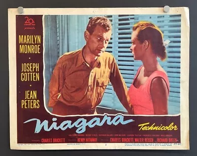 Niagara Original Lobby Card Marilyn Monroe Joseph Cotten   *Hollywood Posters* • $69