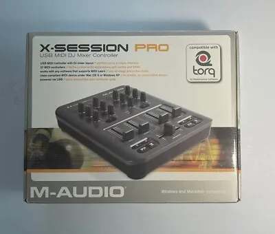 M-Audio X-Session Pro USB MIDI DJ Mixer Controller • $30