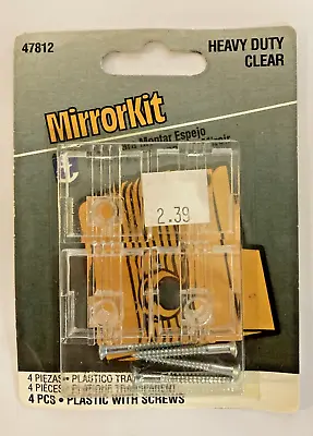 Anchor Wire Heavy Duty Clar Mirror Kit - Item # 47812 - 4 Pieces With Screws • $4.24