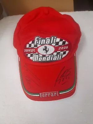 F1 Michael Schumacher Genuine Hand Signed Ferrari Cap And Signed By Felipe Massa • $217.89