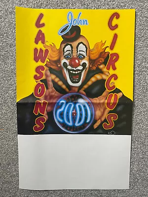 John Lawson's Circus Poster 2001 • £5