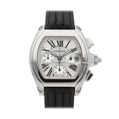 $5450 • Buy Cartier Roadster XL Chronograph Automatic Steel Mens Strap Watch Date W62019X6