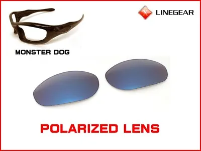 $53.50 • Buy LINEGEAR Navy Blue - Polarized Lens For Oakley Monster Dog [MD-NB-POLA]