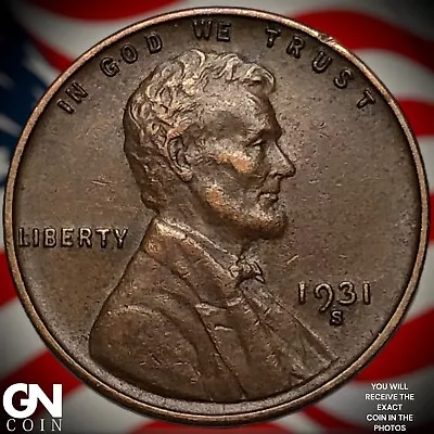 1931 S Lincoln Cent Wheat Penny Y2138 • $118