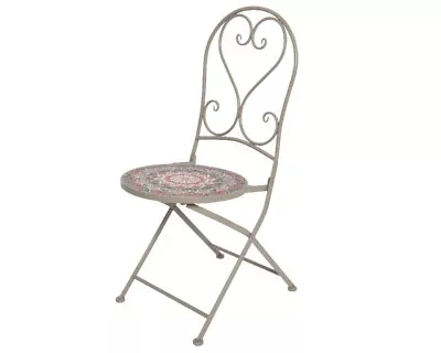 Kaemingk Bistro Chair Narbonne Iron Taupe 39cm • £72.99