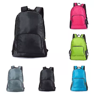 Foldable Packable Hiking Backpack Daypack Waterproof Shoulder Bag Travel Bags • $14.56