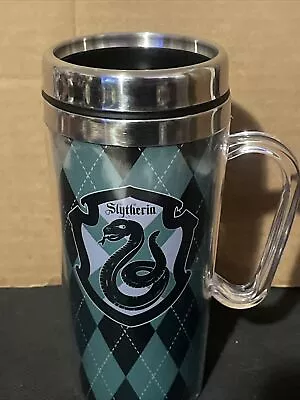 Slytherin 15oz Insulated Travel Mug With Handle  • $20
