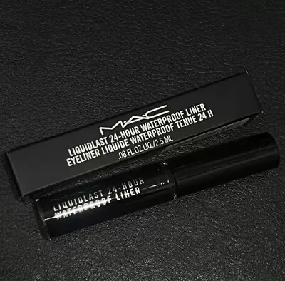 MAC Liquidlast 24-Hour Waterproof Liner - Point Black (BRAND NEW BOXED) • £19