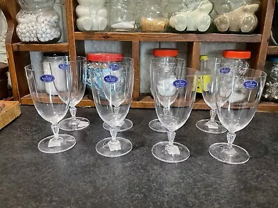 8 Royal Doulton Lead Crystal Oxford Stemware Wine Goblets ( Large) • $65