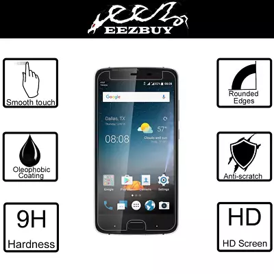 For ZTE Blade V8 Pro Tempered Glass Screen Protector Film Cover Saver Guard • $5.50