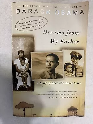 Barack Obama Signed Book Dreams From My Father • $299