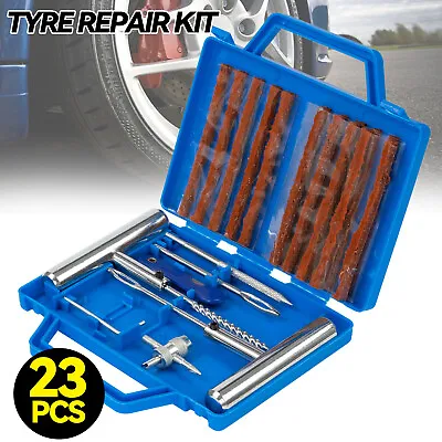 Tire Puncture Repair Kit Tyre Recovery Car 4WD Offroad Plugs Tubeless Tool X23+ • $17.75